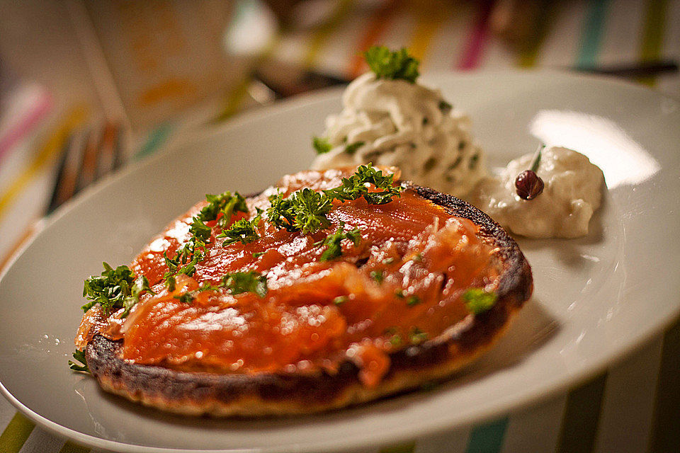 Blinis mit Räucherlachs