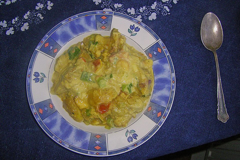 Blumenkohlcurry mit Kartoffeln