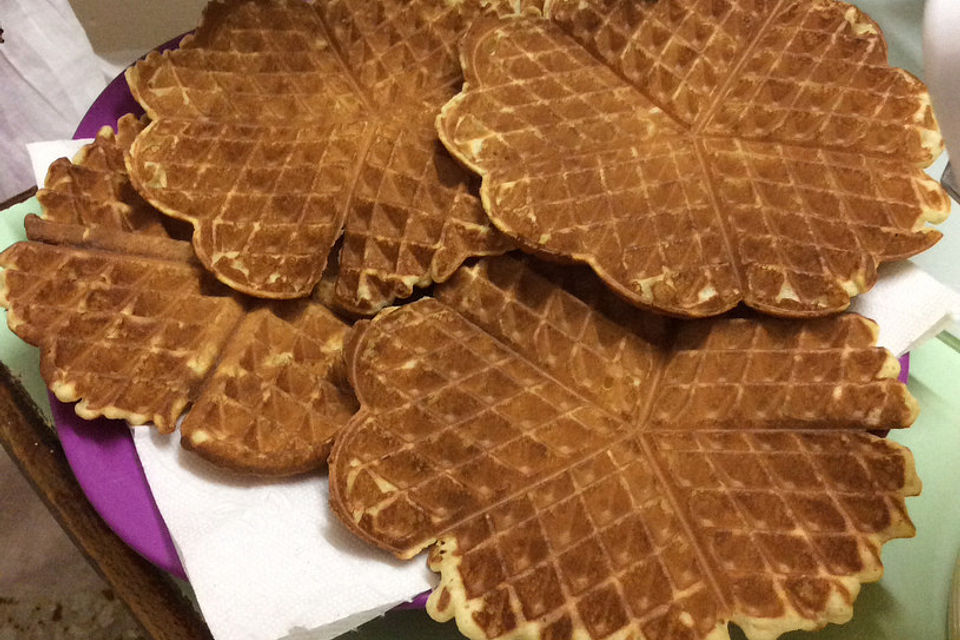 Waffeln ohne Ei