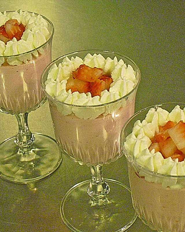 Leckere Erdbeer - Joghurt - Creme
