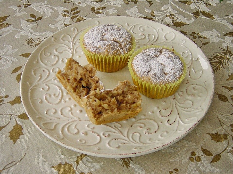 Apfel - Walnuss - Muffins von skmeyer| Chefkoch