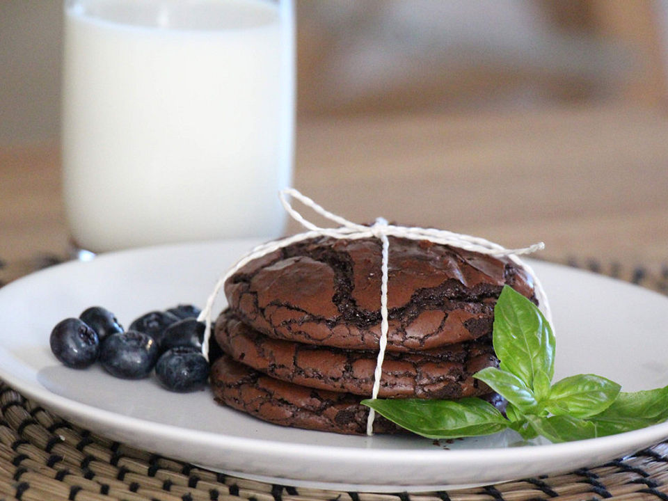 Soft Chocolate Fudge Cookies Chefkoch