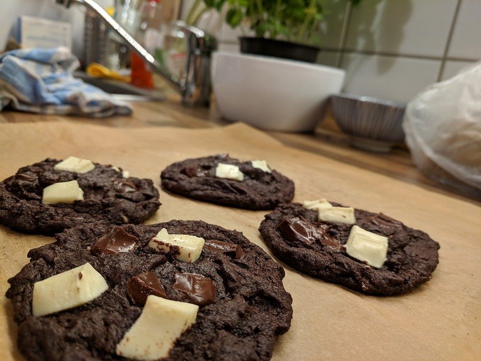 Triple Chocolate Cookies Von Juliiii Chefkoch