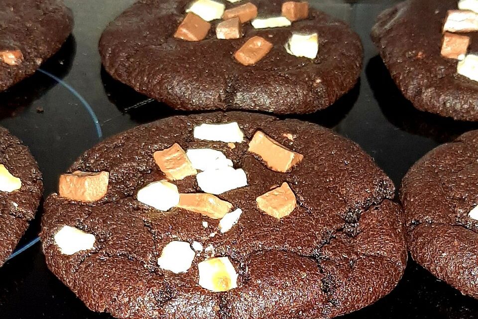 Triple Chocolate Cookies