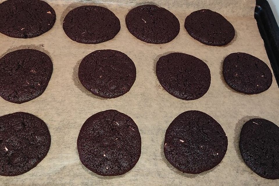 Triple Chocolate Cookies