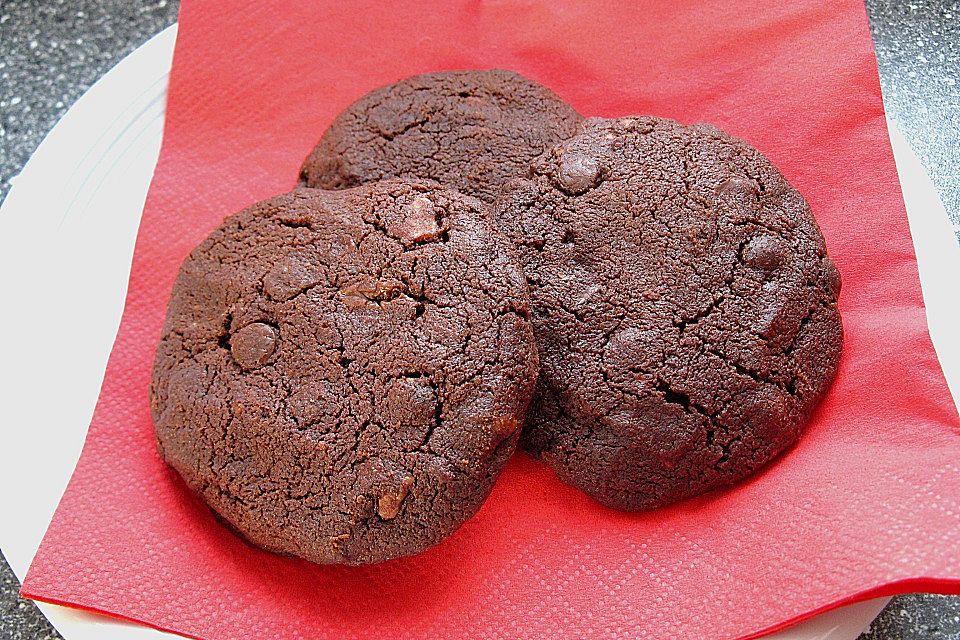 Triple Chocolate Cookies