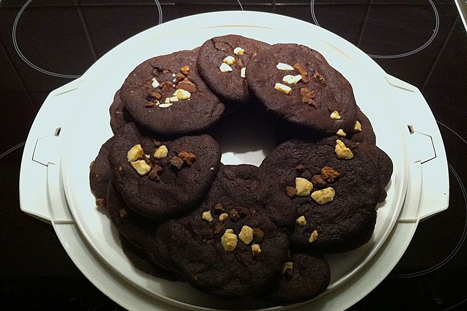 Triple Chocolate Cookies