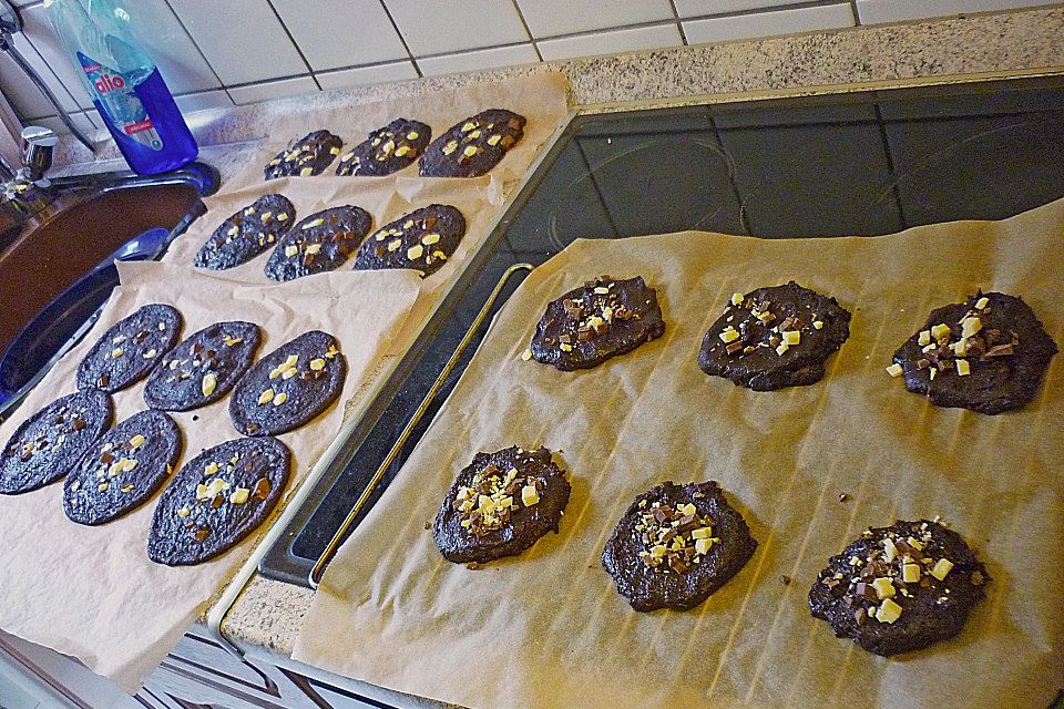 Triple Chocolate Cookies