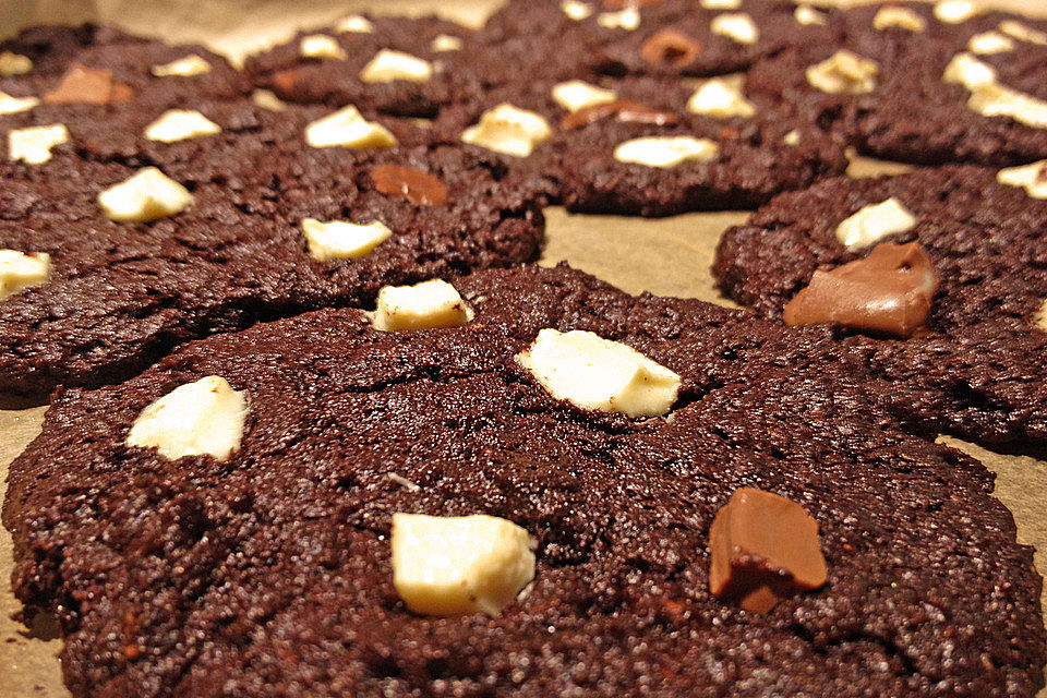 Triple Chocolate Cookies