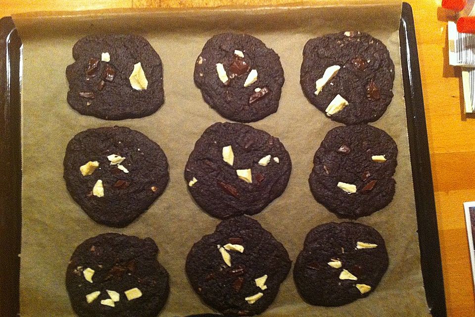 Triple Chocolate Cookies