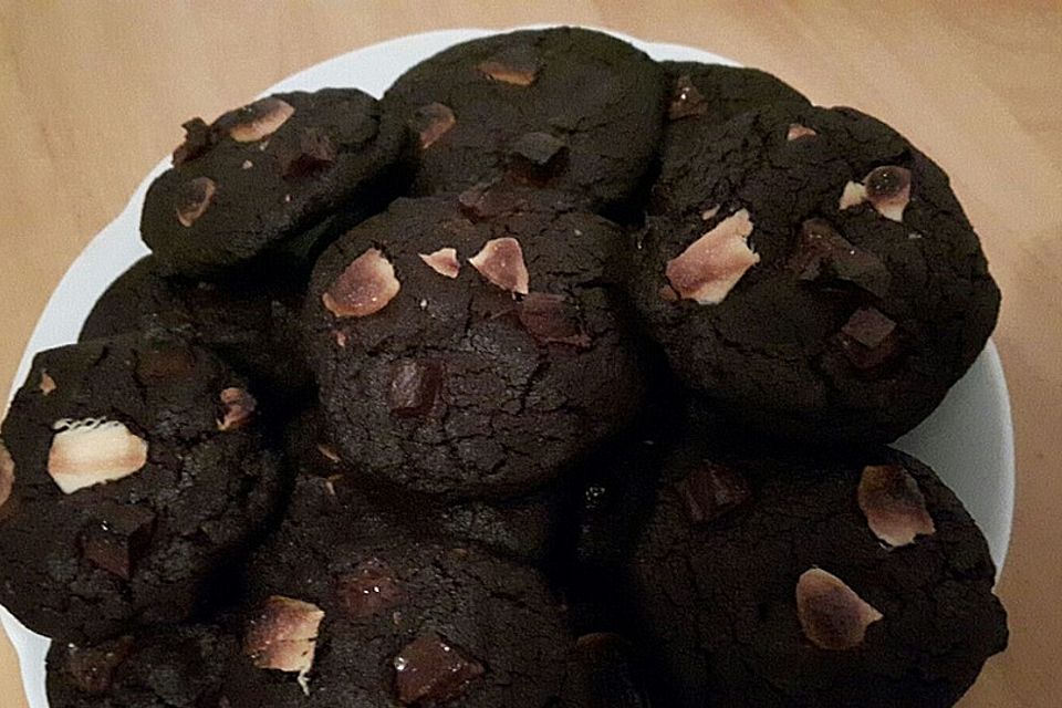 Triple Chocolate Cookies