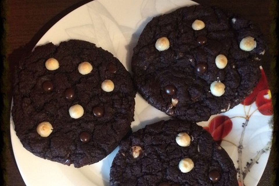 Triple Chocolate Cookies