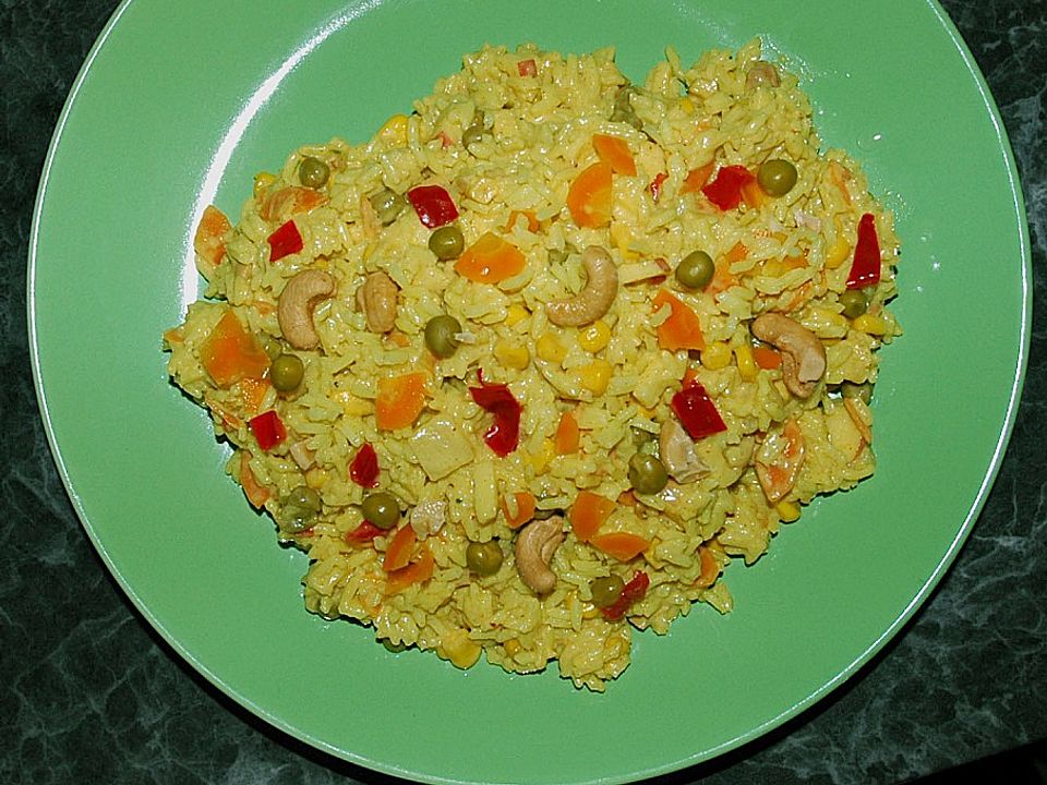 Exotischer Curry - Reissalat von Salatfanatikerin| Chefkoch