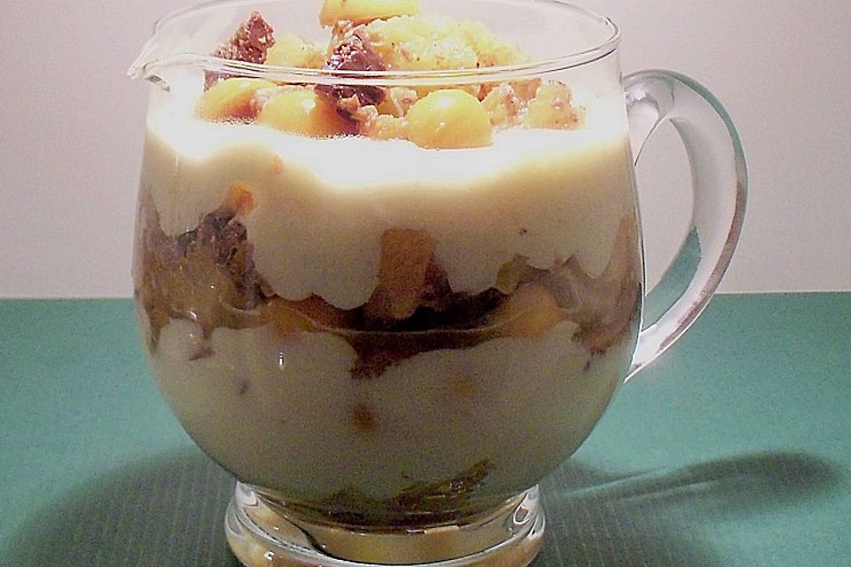 Orangen - Lebkuchen - Trifle