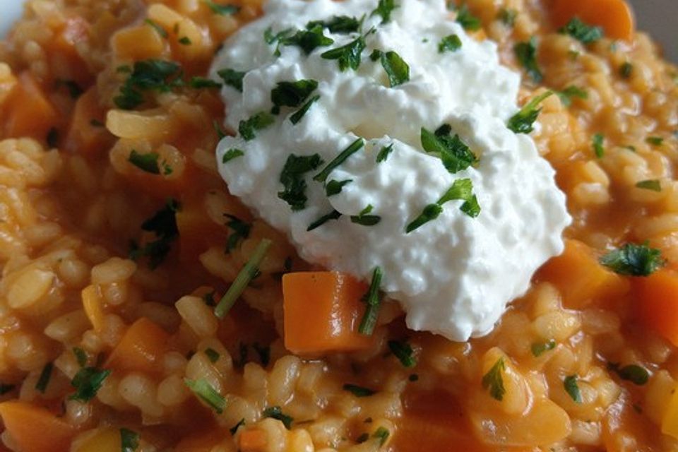 Möhrenrisotto