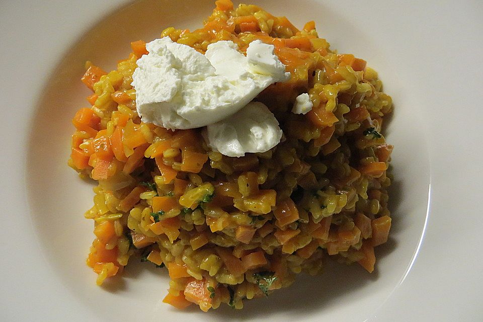 Möhrenrisotto