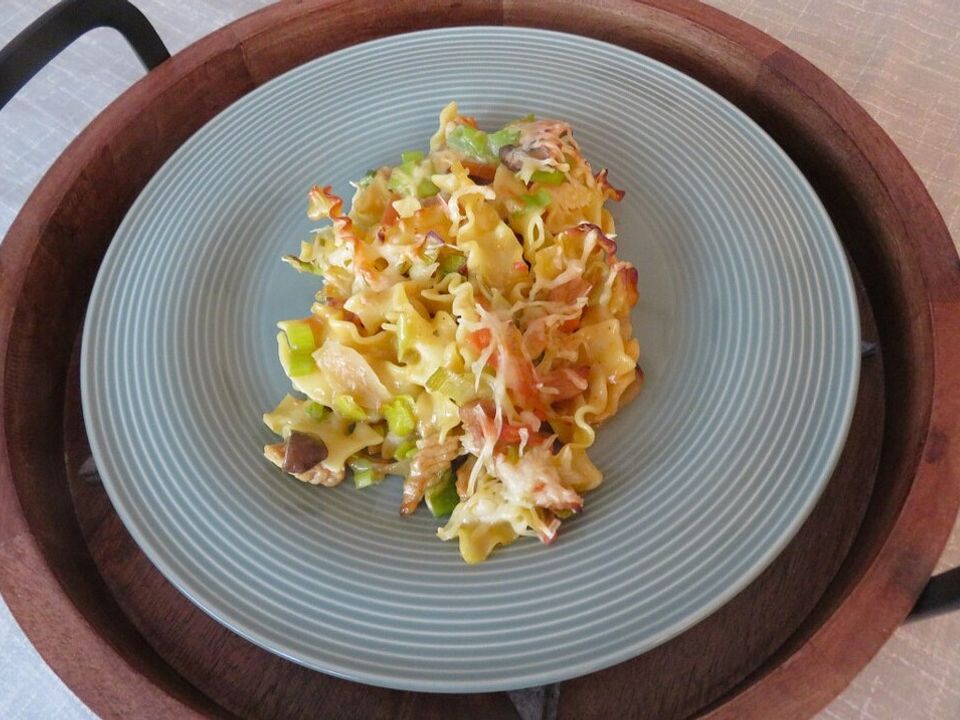 Nudelpfanne mit Putenkasseler von Tedela| Chefkoch