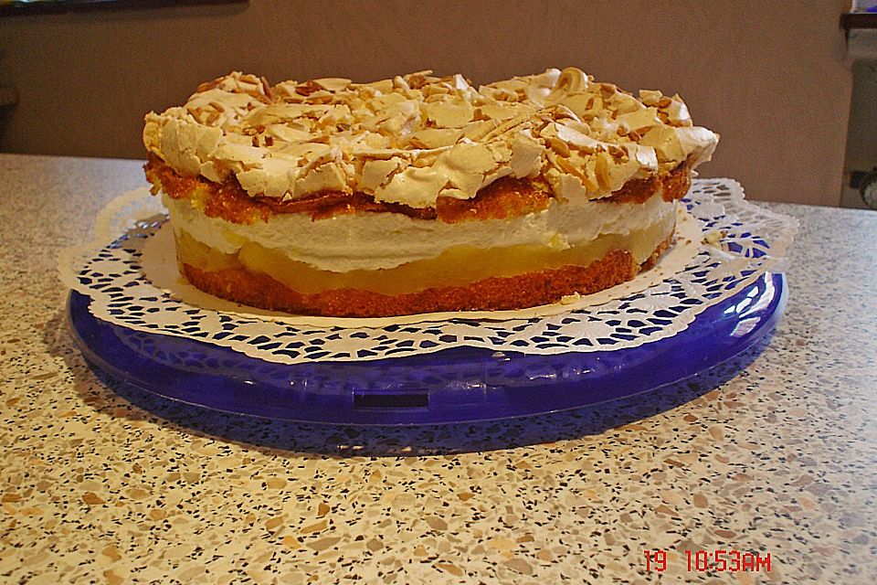 Apfel - Schneemus - Torte