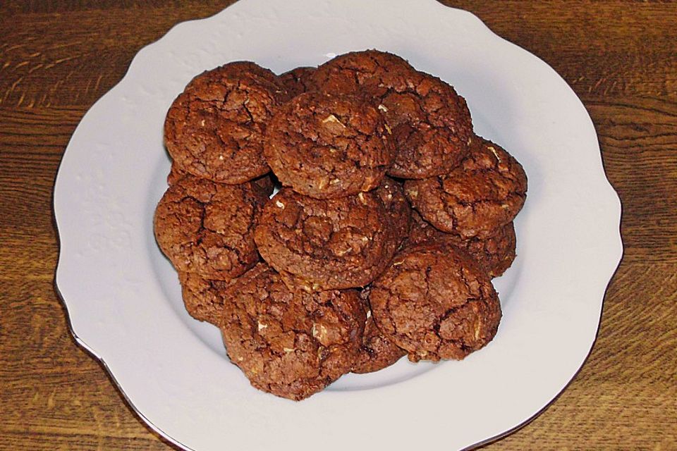 Triple Chocolate Cookies