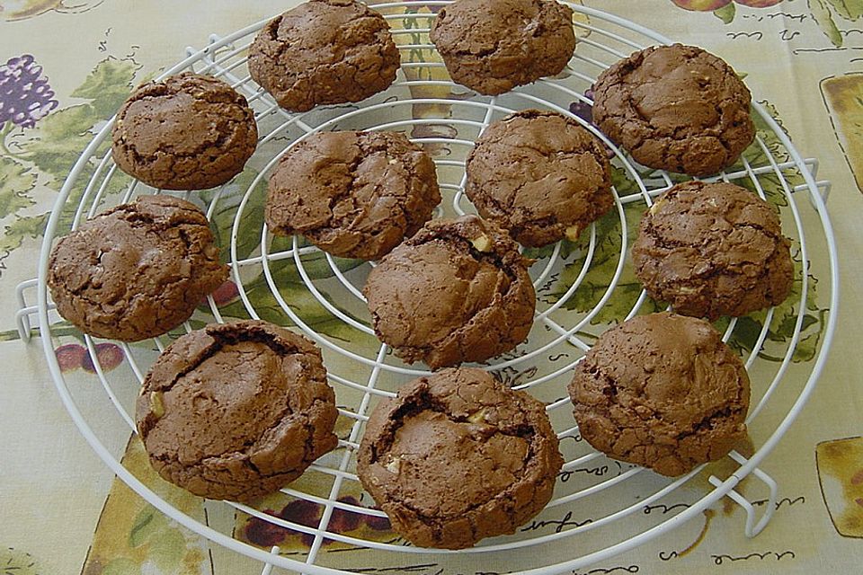 Triple Chocolate Cookies