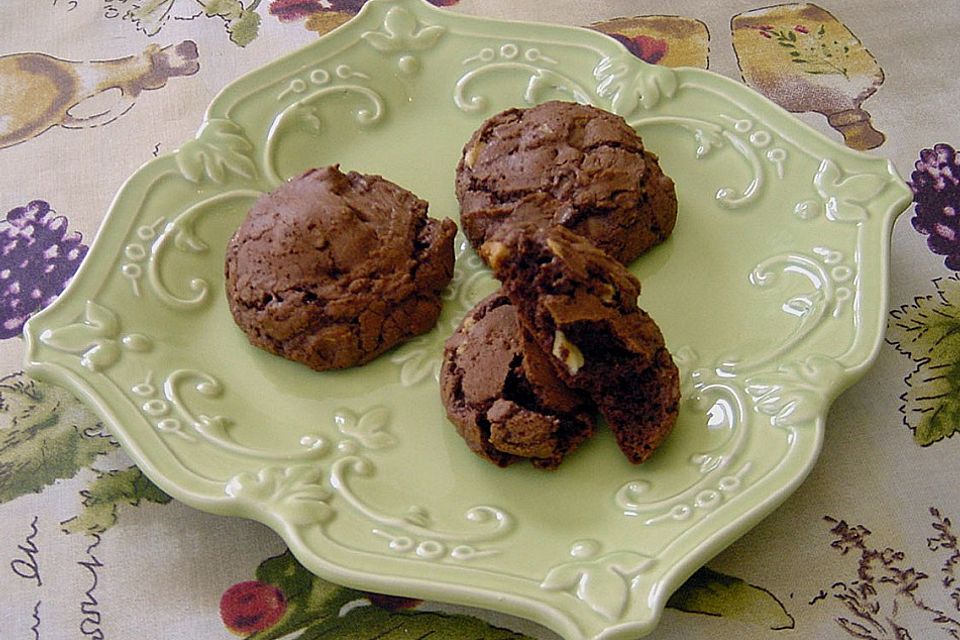 Triple Chocolate Cookies