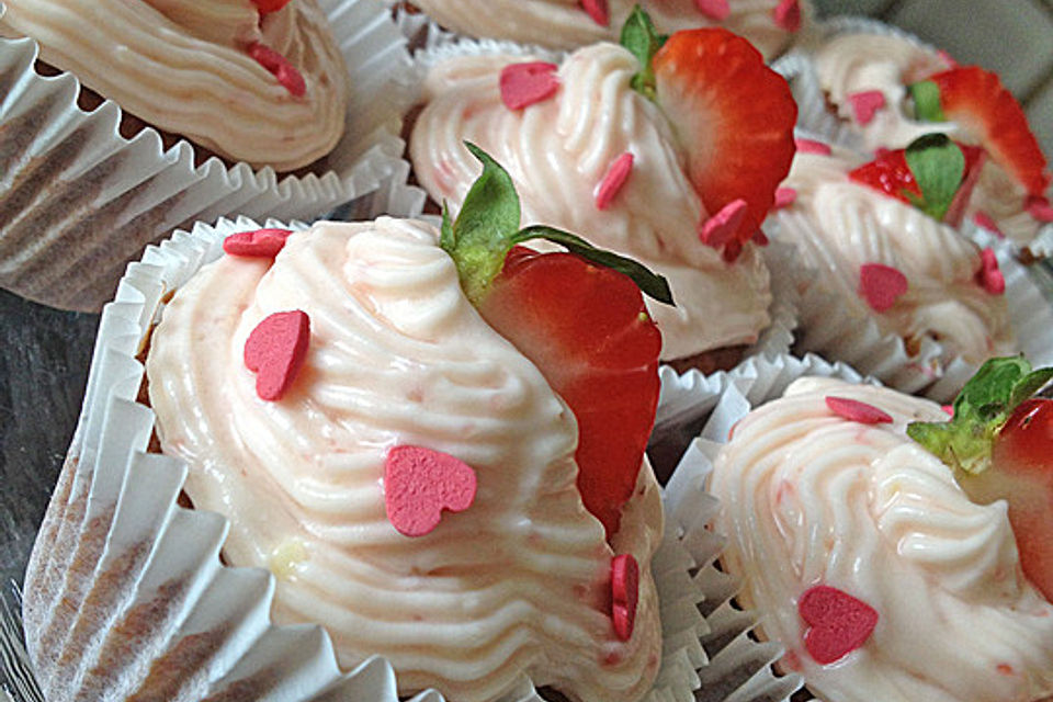 Strawberry-Cupcakes