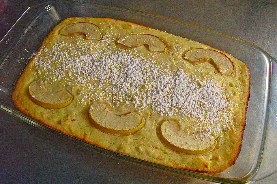 Quarkauflauf mit Äpfeln