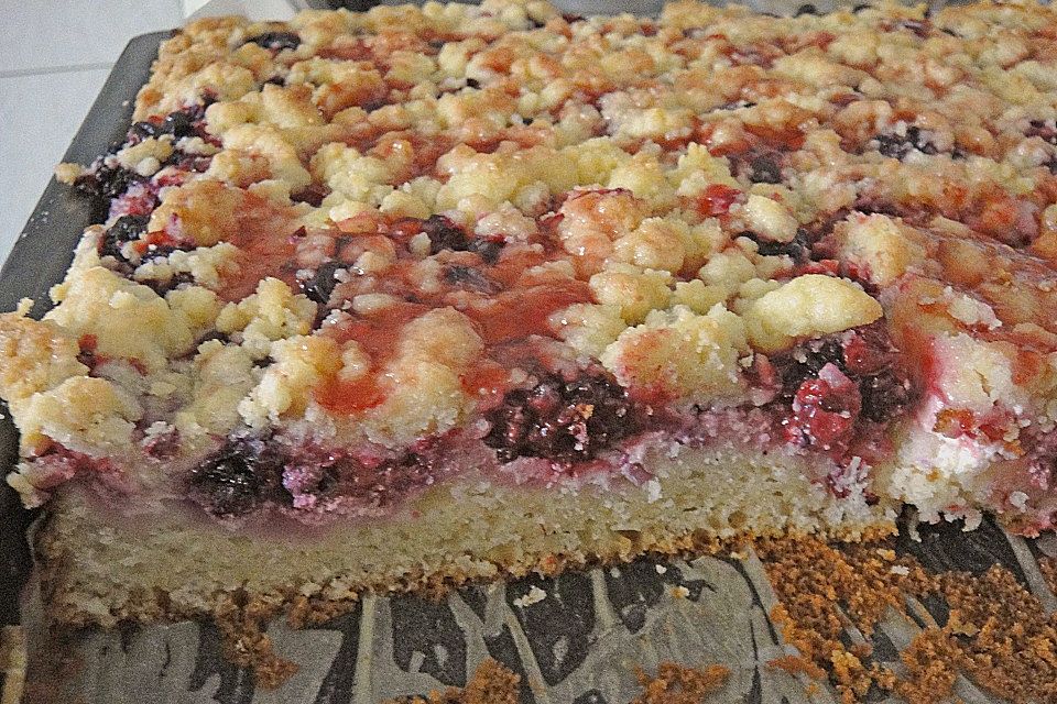 Brombeer - Schmand Kuchen