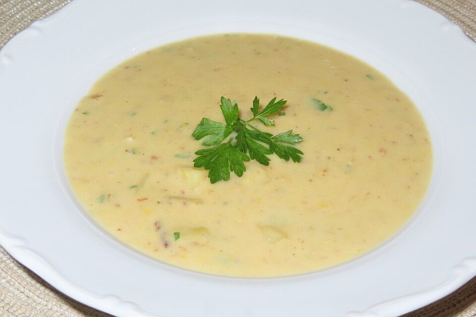 Kartoffel - Mais Suppe