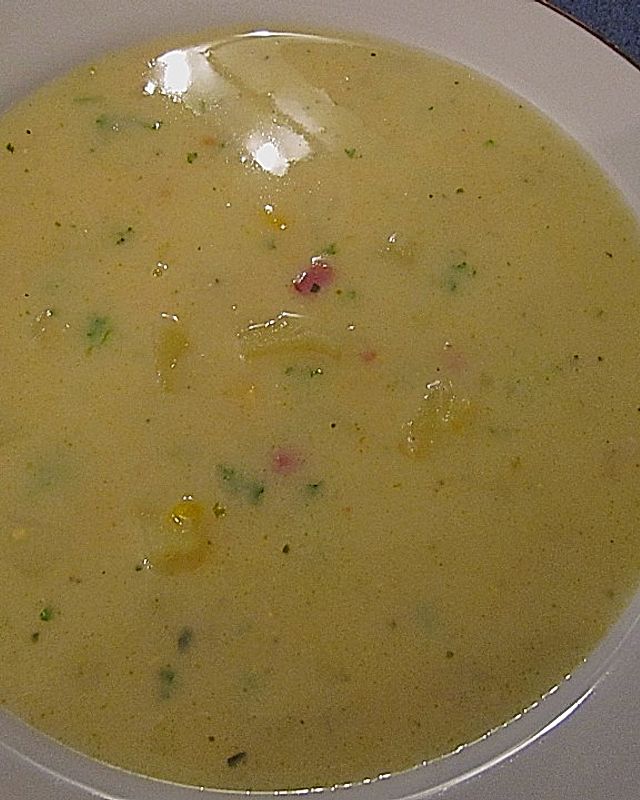 Kartoffel - Mais Suppe