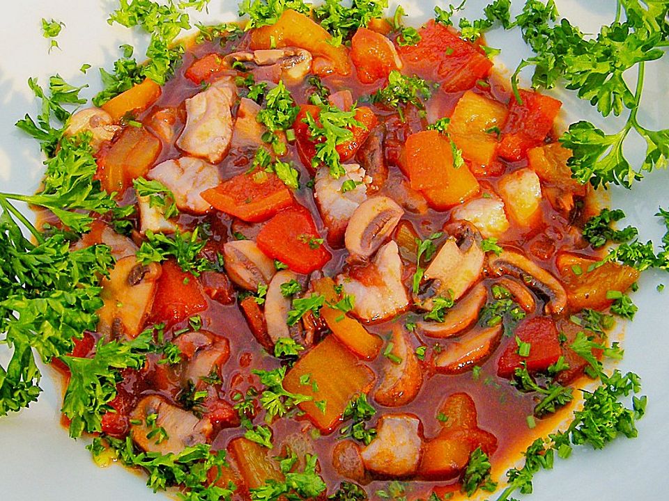 Rotbarscheintopf mit Paprika und Tomaten von gartengerd Chefkoch