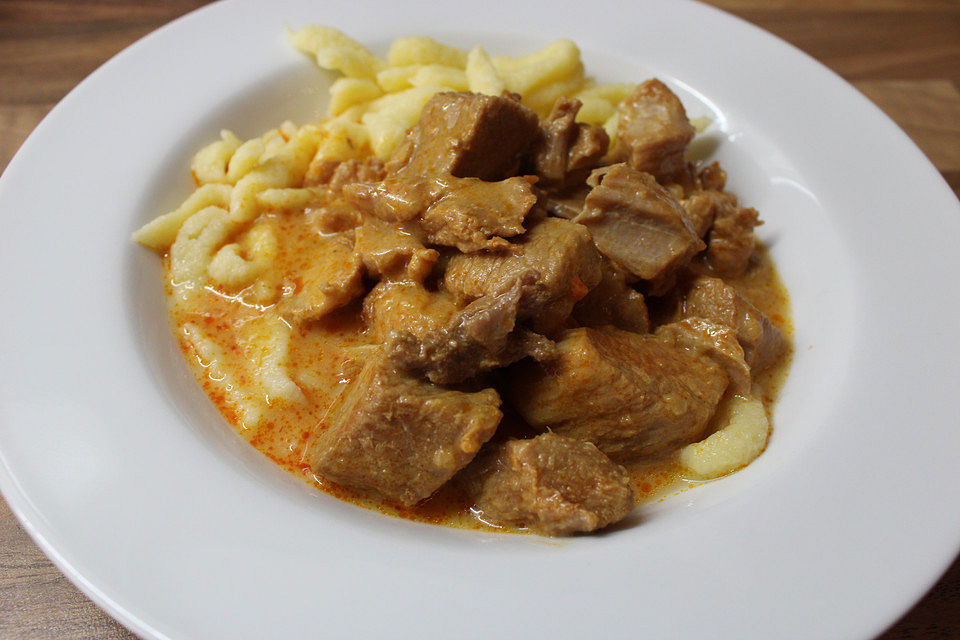 Schweinegulasch