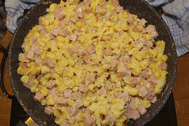 SABO - Spätzle mit Schinken und Erbsen von S.B. 5| Chefkoch