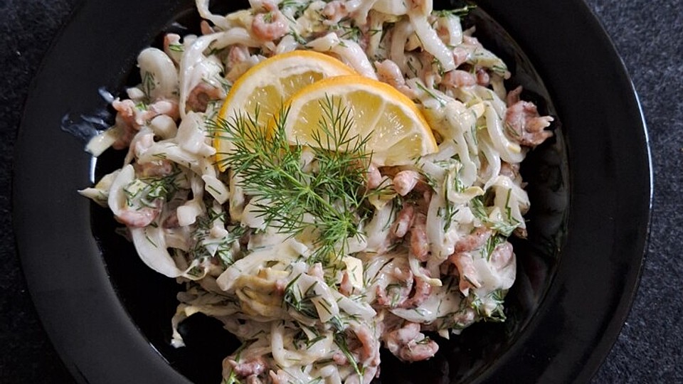 Chicoreesalat mit Krabben von ulkig| Chefkoch Chicoreesalat mit Krabben von ulkig| Chefkoch