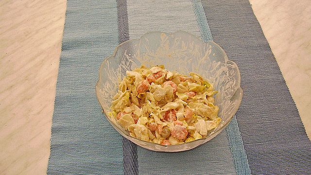 Chicoreesalat mit Krabben von ulkig