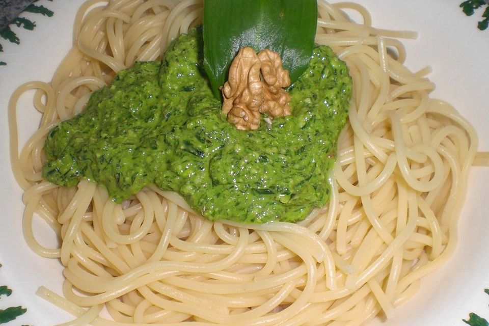 Walnuss - Bärlauch Pesto