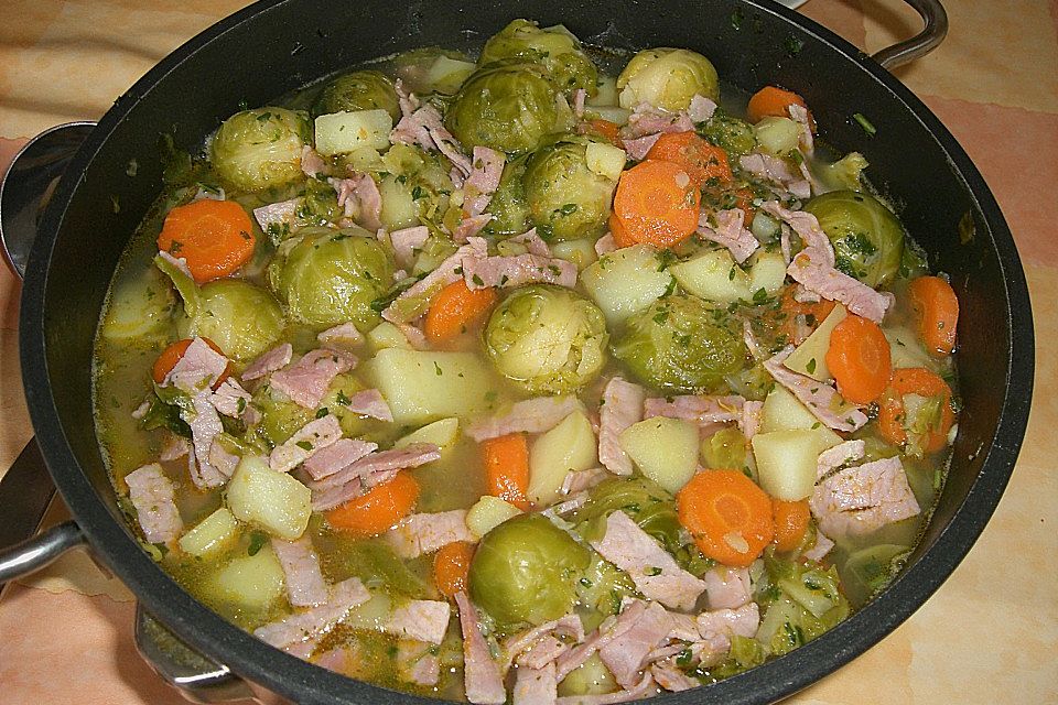 Rosenkohl-Pfanne