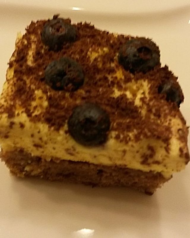Schokoladen - Vanillecreme - Kuchen