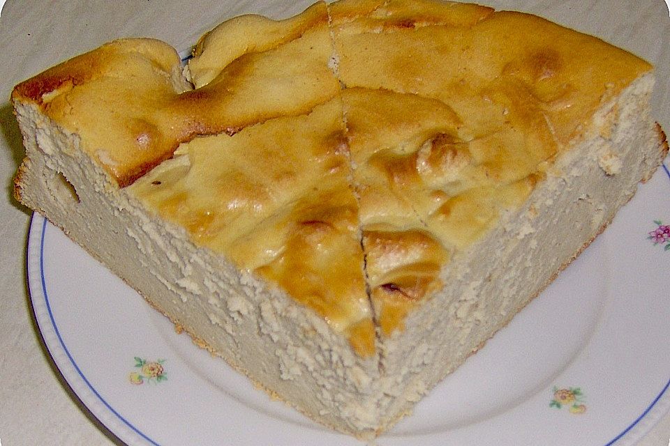 Quark - Tahin - Koriander Kuchen