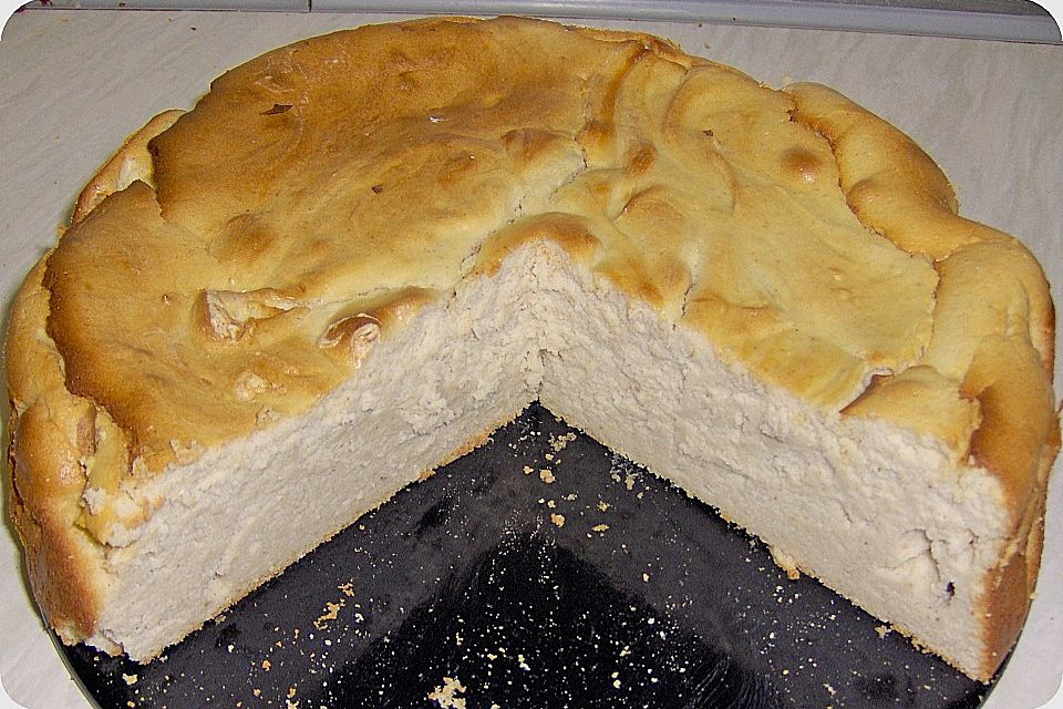 Quark - Tahin - Koriander Kuchen