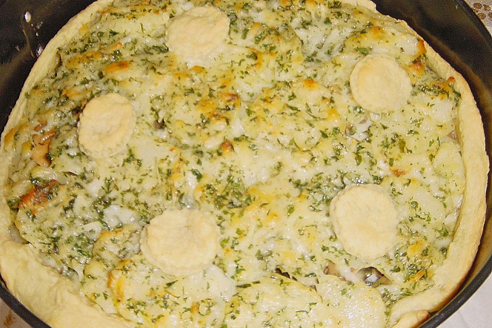 Kartoffeltorte mit Portweinjus Kartoffeltorte mit Portweinjus