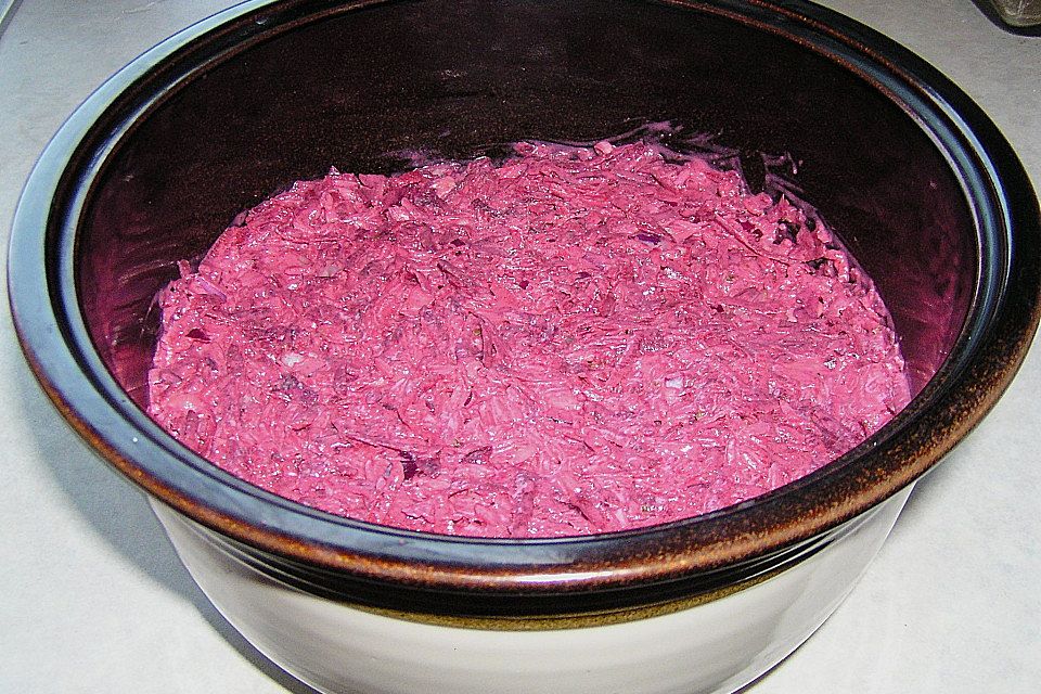 Rote Bete-Auflauf mit Blauschimmelkäse