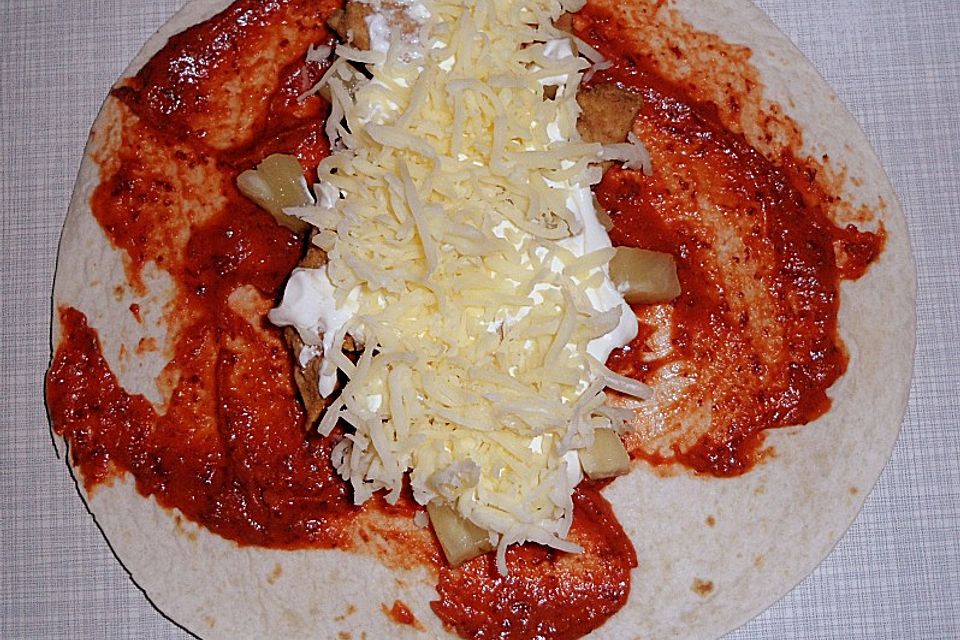 Hähnchen Enchiladas