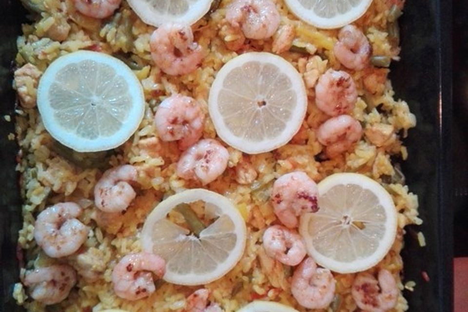 Hähnchen - Paella nach bienemaya Art