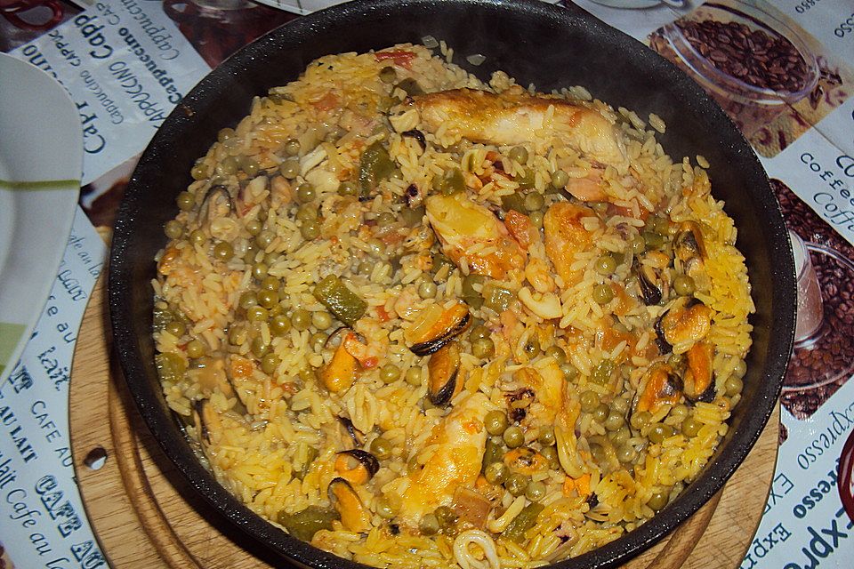 Hähnchen - Paella nach bienemaya Art