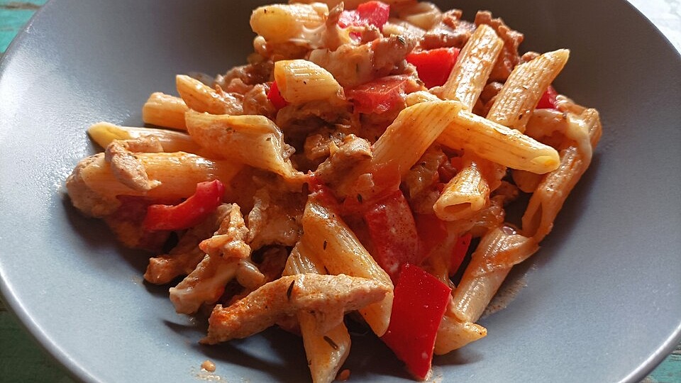 Gyros-Nudelauflauf mit Bergkäse von ManuGro