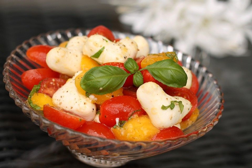 Mango - Tomaten - Mozzarellasalat