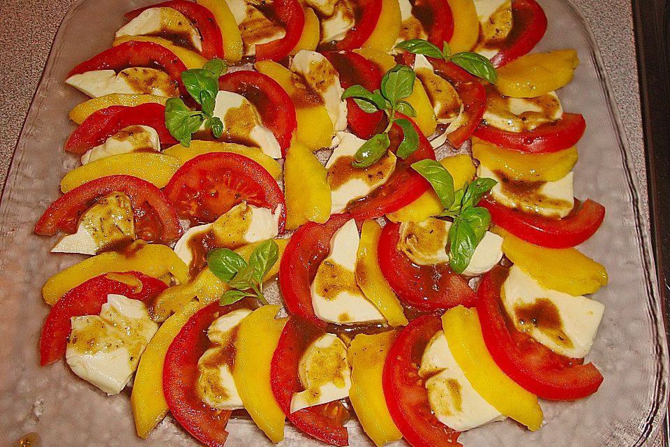 Mango - Tomaten - Mozzarellasalat