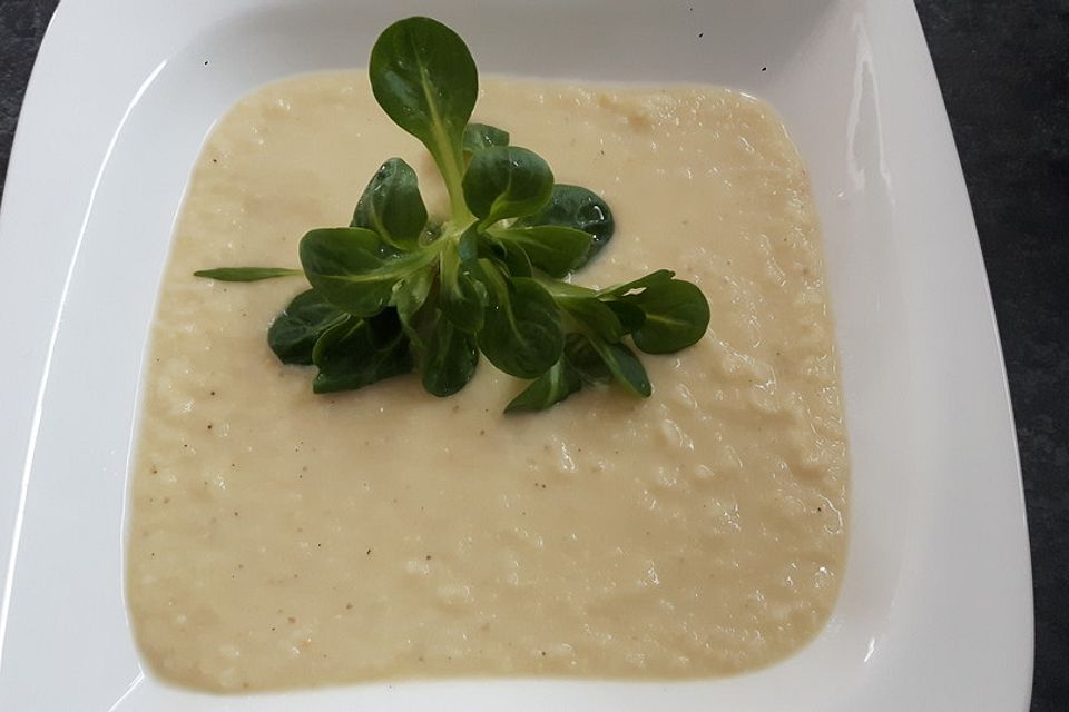 Petersilienwurzel - Suppe mit Linsen