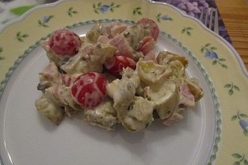 Bratkartoffelsalat mit Champignons